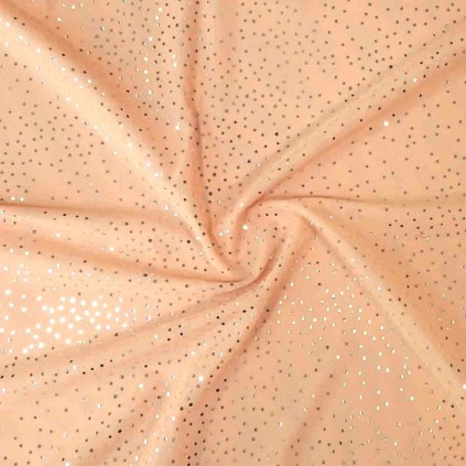 Glitter stretch mesh