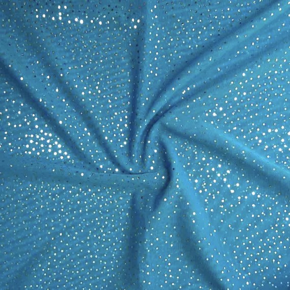Glitter stretch mesh
