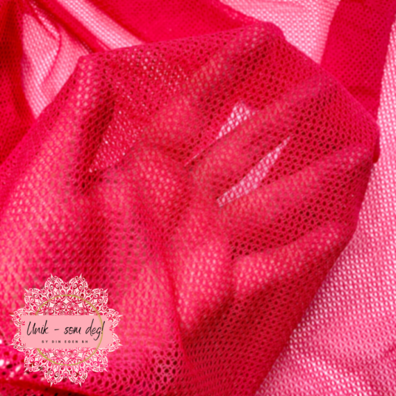 Stretch mesh grovhullet | Varm rosa