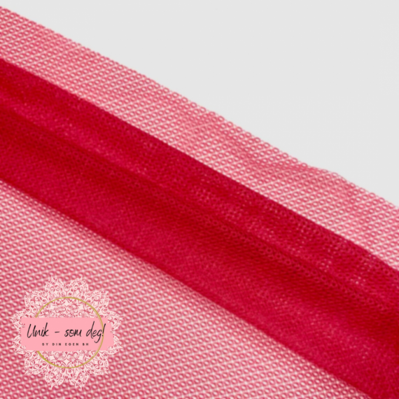 Stretch mesh grovhullet | Varm rosa