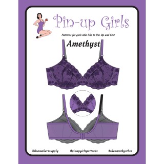 Amethyst BH mønster - Sy vattert BH / polstret BH