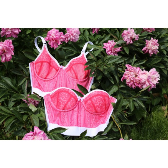 Diamond vattert bustier mønster - PinUp Girl