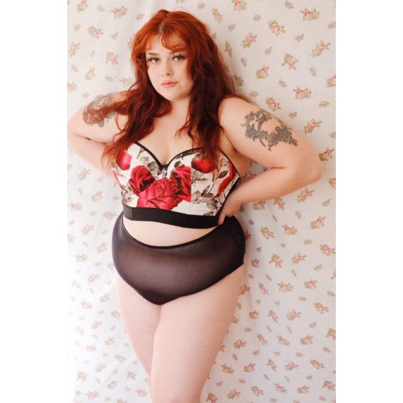 Diamond vattert bustier mønster - PinUp Girl