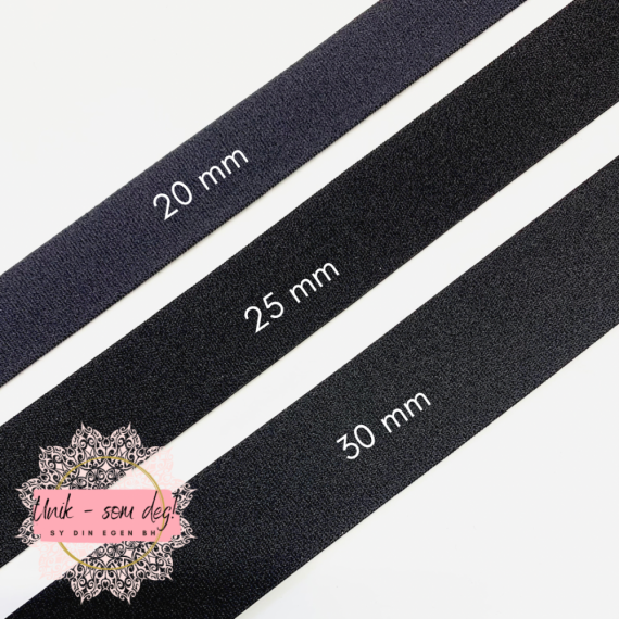 Linnings strikk med plysj 30mm