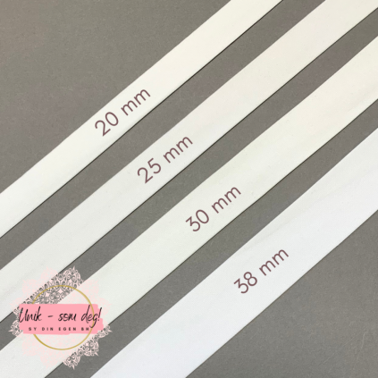 Linning strikk med plysj 38mm