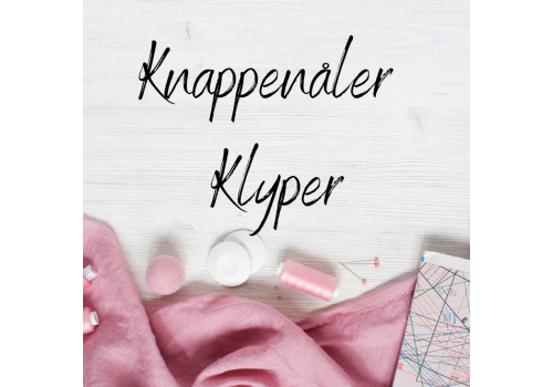 Knappenåler / klyper